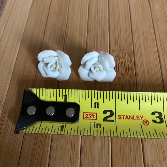 VINTAGE LUCITE ACRYLIC NECKLACE WITH EARRINGS - Picture 14 of 15